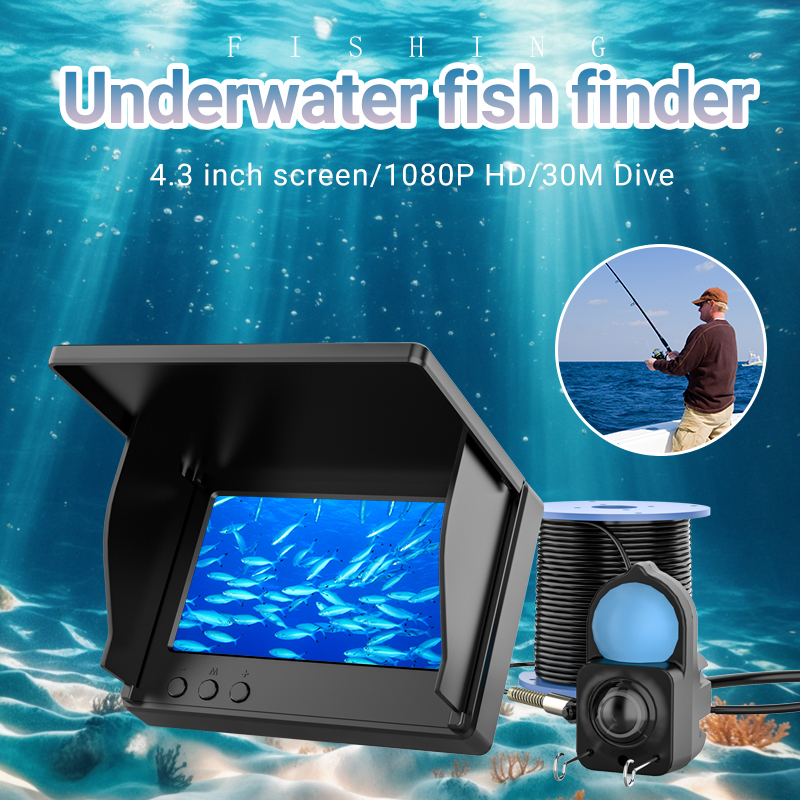 กล้องตกปลาใต้น้ำกันน้ำ IP68 พร - Fishing Boat Depth Finder บทวิจารณ์และราคา